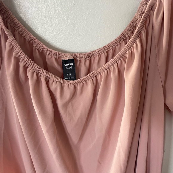 Pink Ruffled Smocked Mini Sundress - Picture 4 of 4